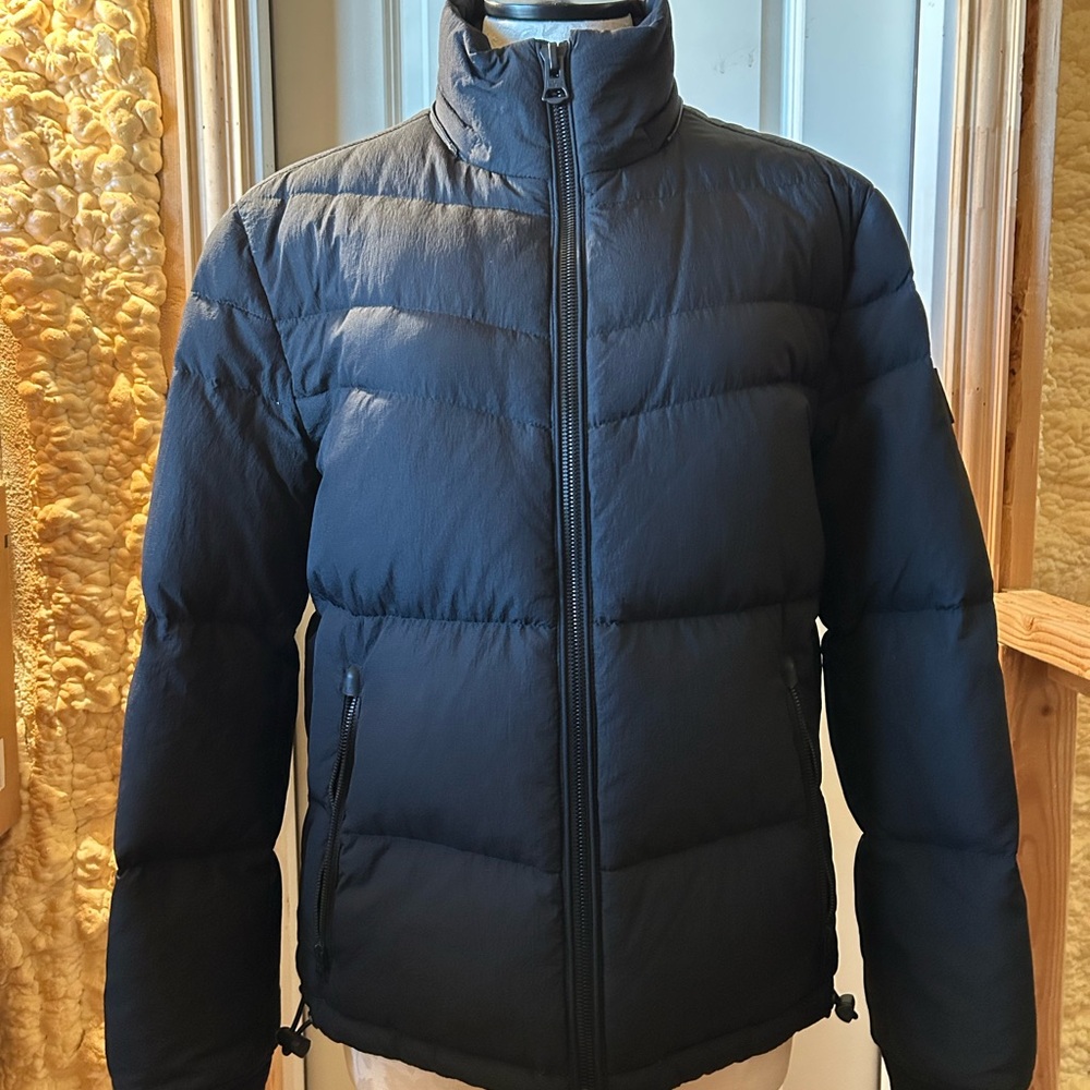 Hugo Boss Men's Black Puffer Down Jacket,